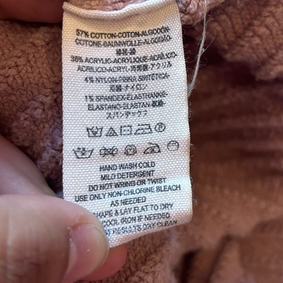 Free People Oversized Cropped Sweater Womens Size Medium - Picture 4 of 4